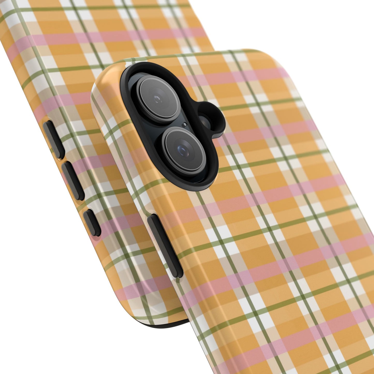 Orange Plaid Phone Case