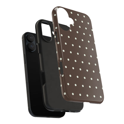 Brown Polka Dot Phone Case