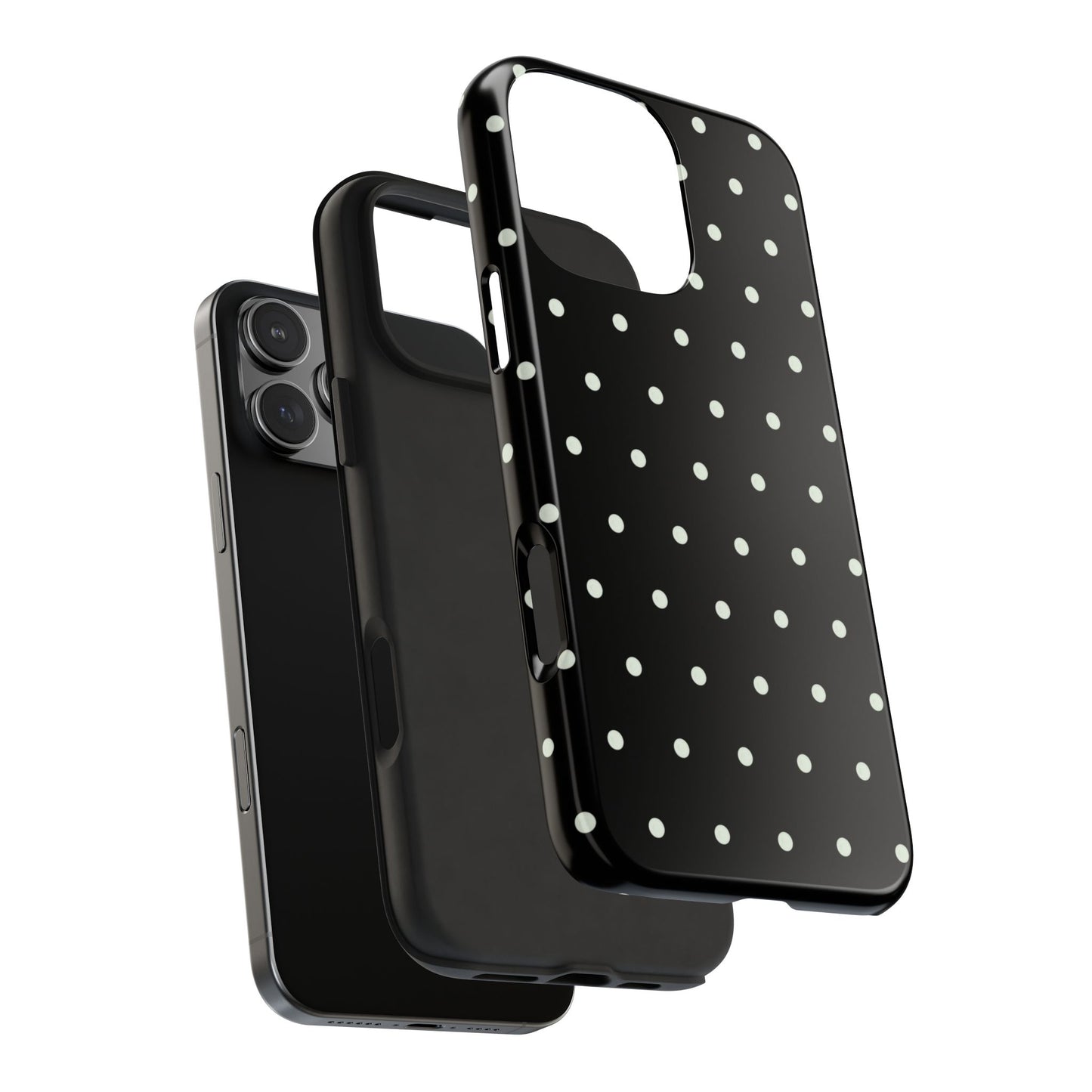 Black Polka Dot Phone Case