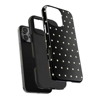 Black Polka Dot Phone Case