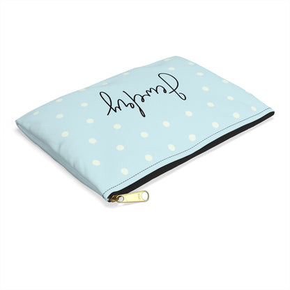 Sky Blue Jewelry Pouch