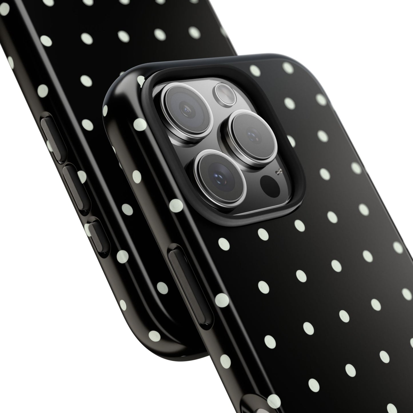 Black Polka Dot Phone Case