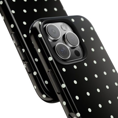 Black Polka Dot Phone Case