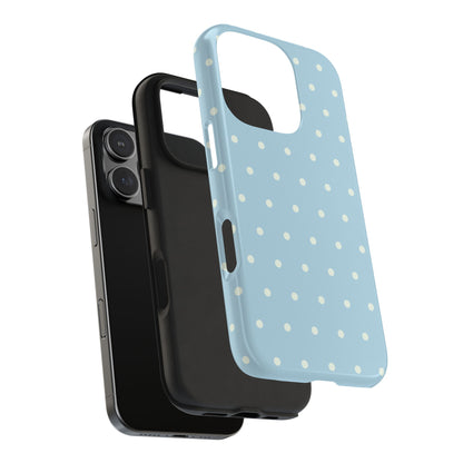 Sky Blue Polka Dot Phone Case