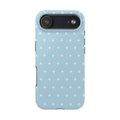 Sky Blue Polka Dot Phone Case