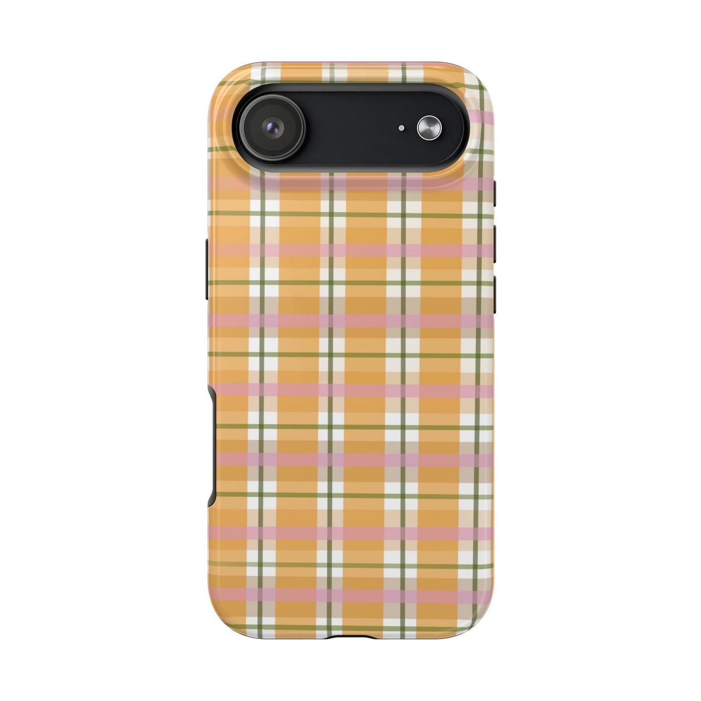 Orange Plaid Phone Case