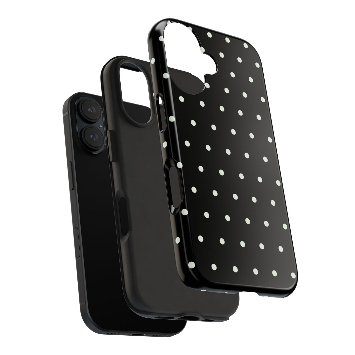 Black Polka Dot Phone Case