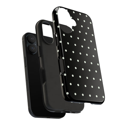 Black Polka Dot Phone Case
