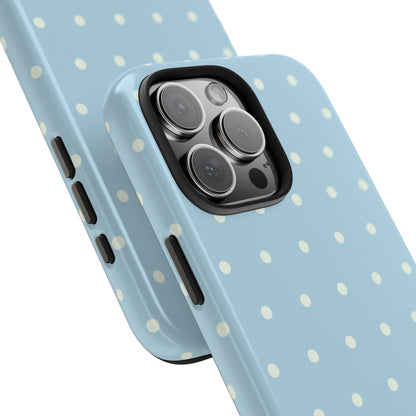 Sky Blue Polka Dot Phone Case