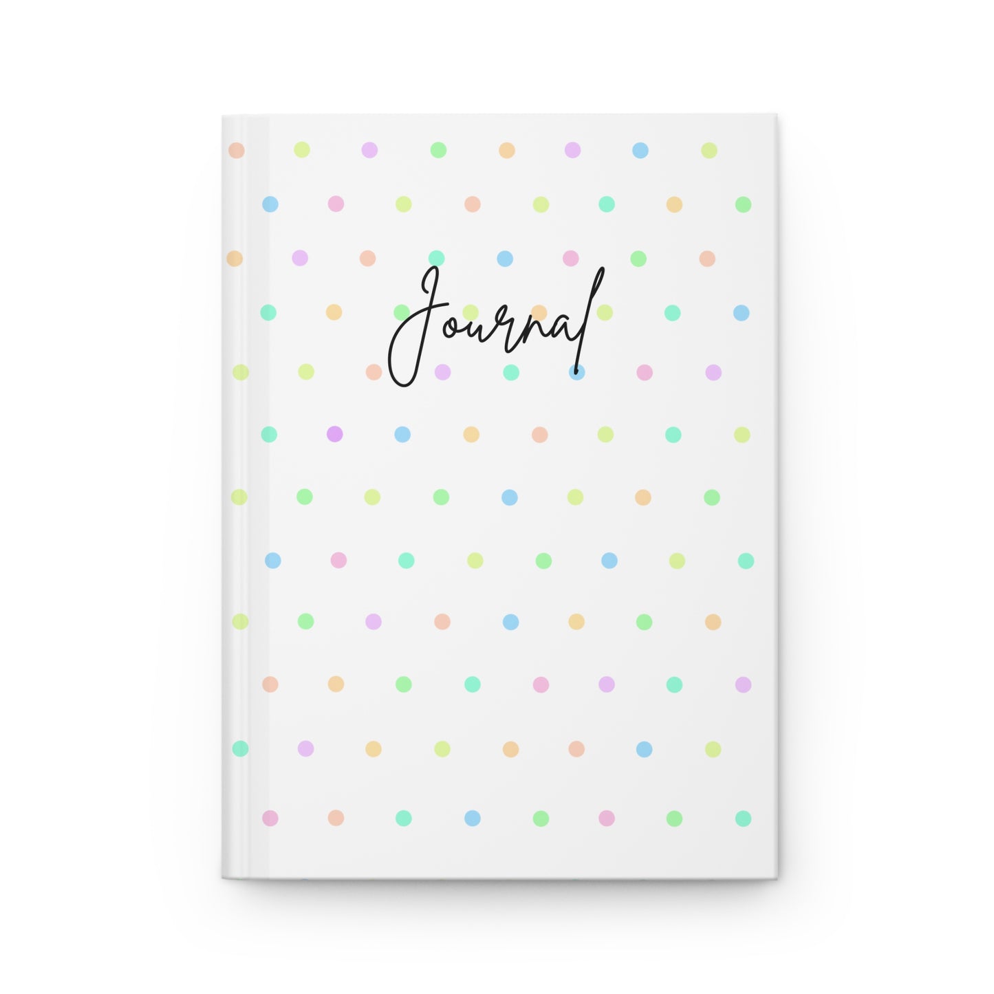 Pastel Polka Dot Hardcover Journal