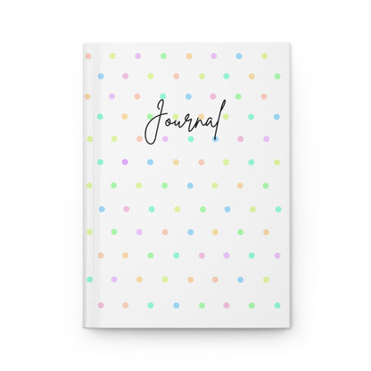 Pastel Polka Dot Hardcover Journal