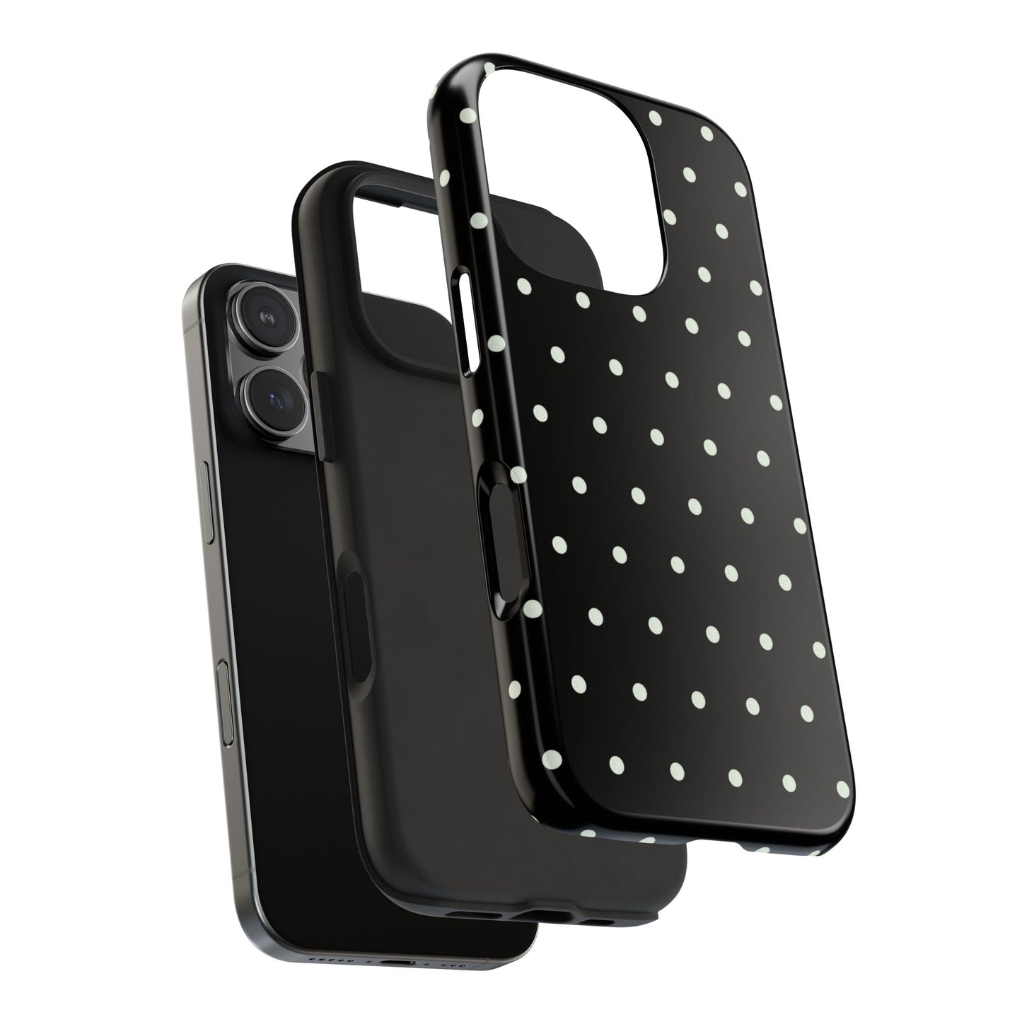 Black Polka Dot Phone Case