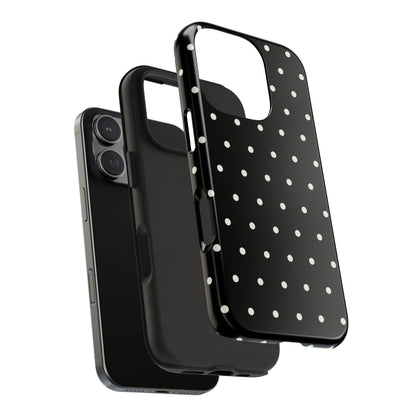 Black Polka Dot Phone Case
