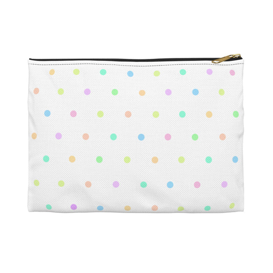 Pastel Polka Dot Accessory Pouch