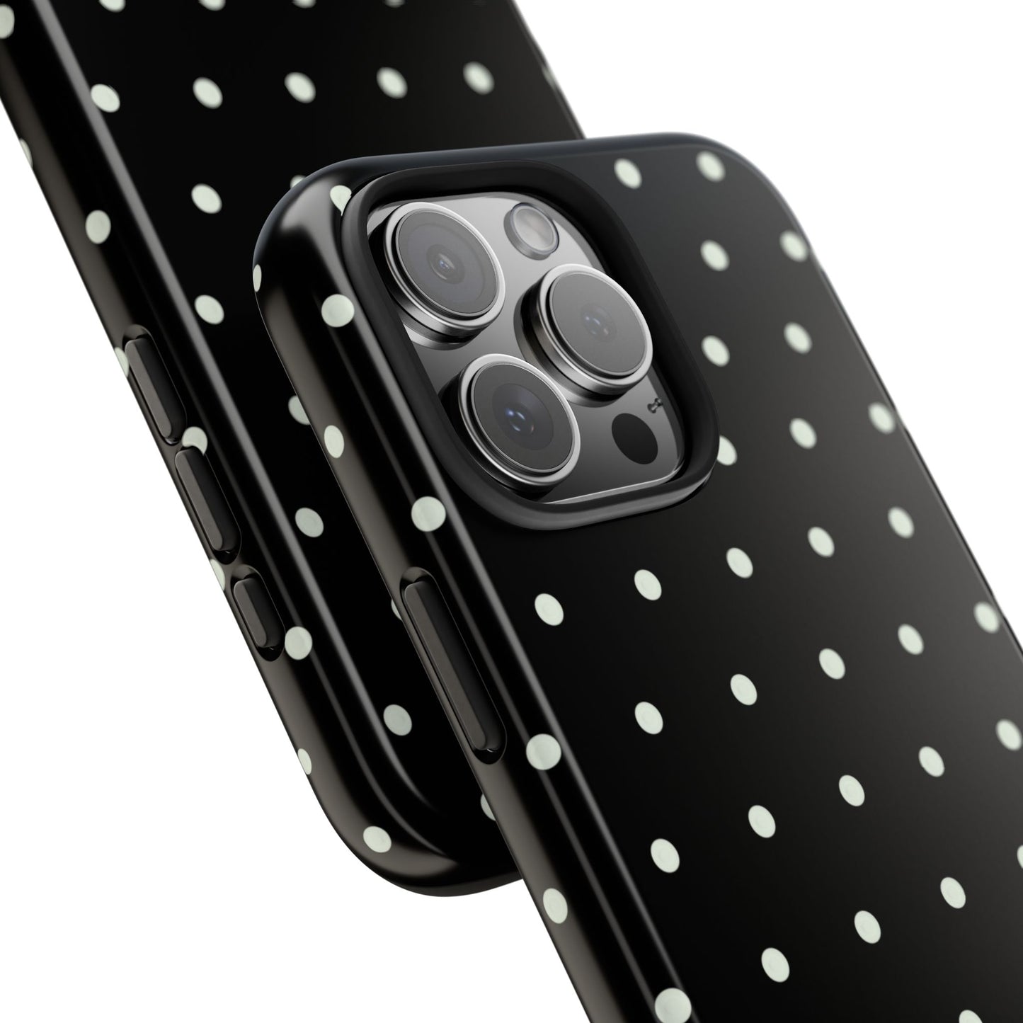 Black Polka Dot Phone Case