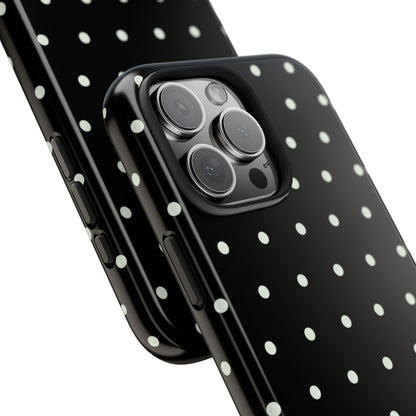 Black Polka Dot Phone Case