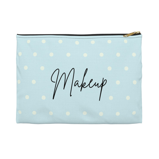 Sky Blue Makeup Pouch