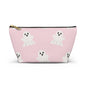 Pink Ghost Accessory Pouch with T bottom