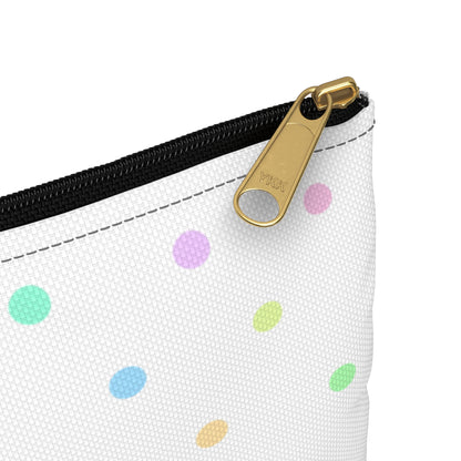 Pastel Polka Dot Accessory Pouch