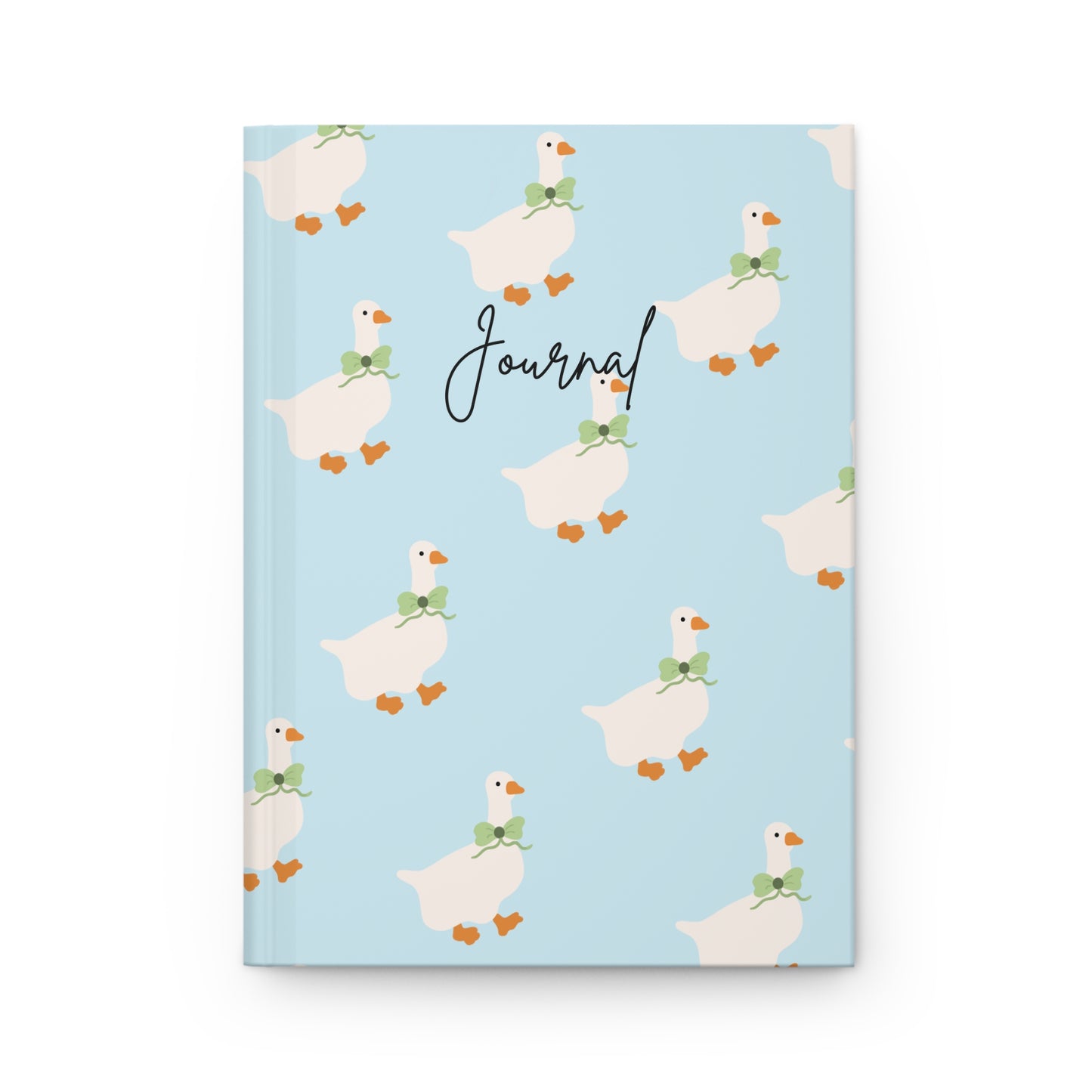 Sky Blue Goose Hardcover Journal