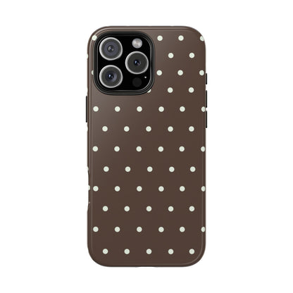 Brown Polka Dot Phone Case
