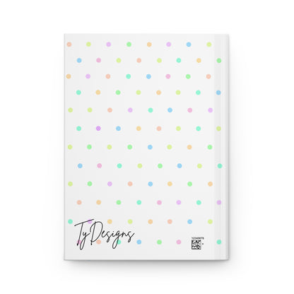 Pastel Polka Dot Hardcover Journal