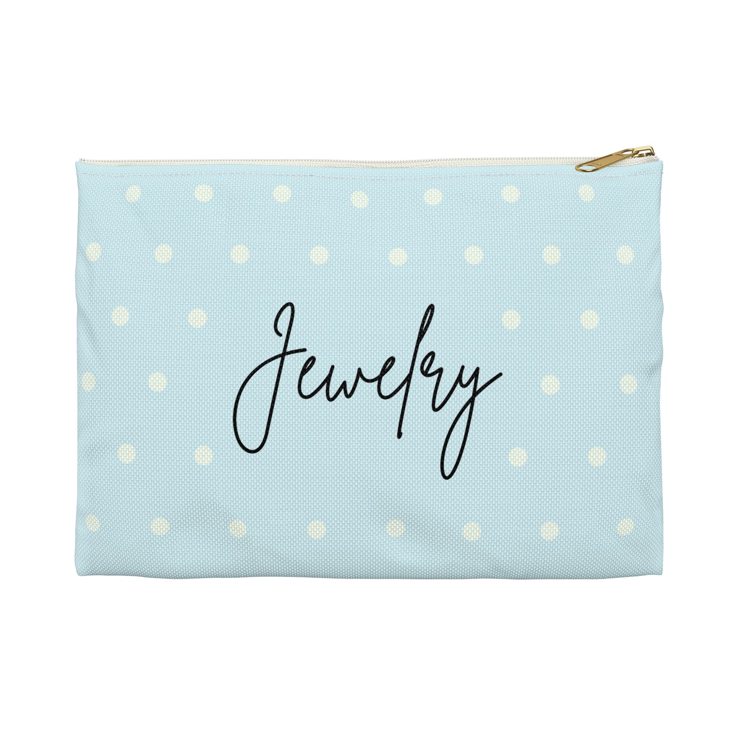 Sky Blue Jewelry Pouch