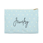 Sky Blue Jewelry Pouch