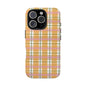 Orange Plaid Phone Case