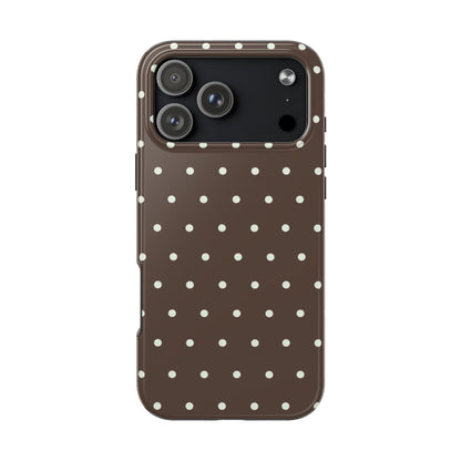 Brown Polka Dot Phone Case