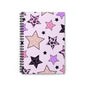 Star Pattern Spiral Notebook