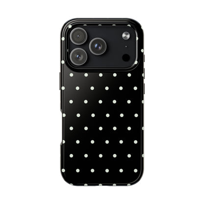 Black Polka Dot Phone Case