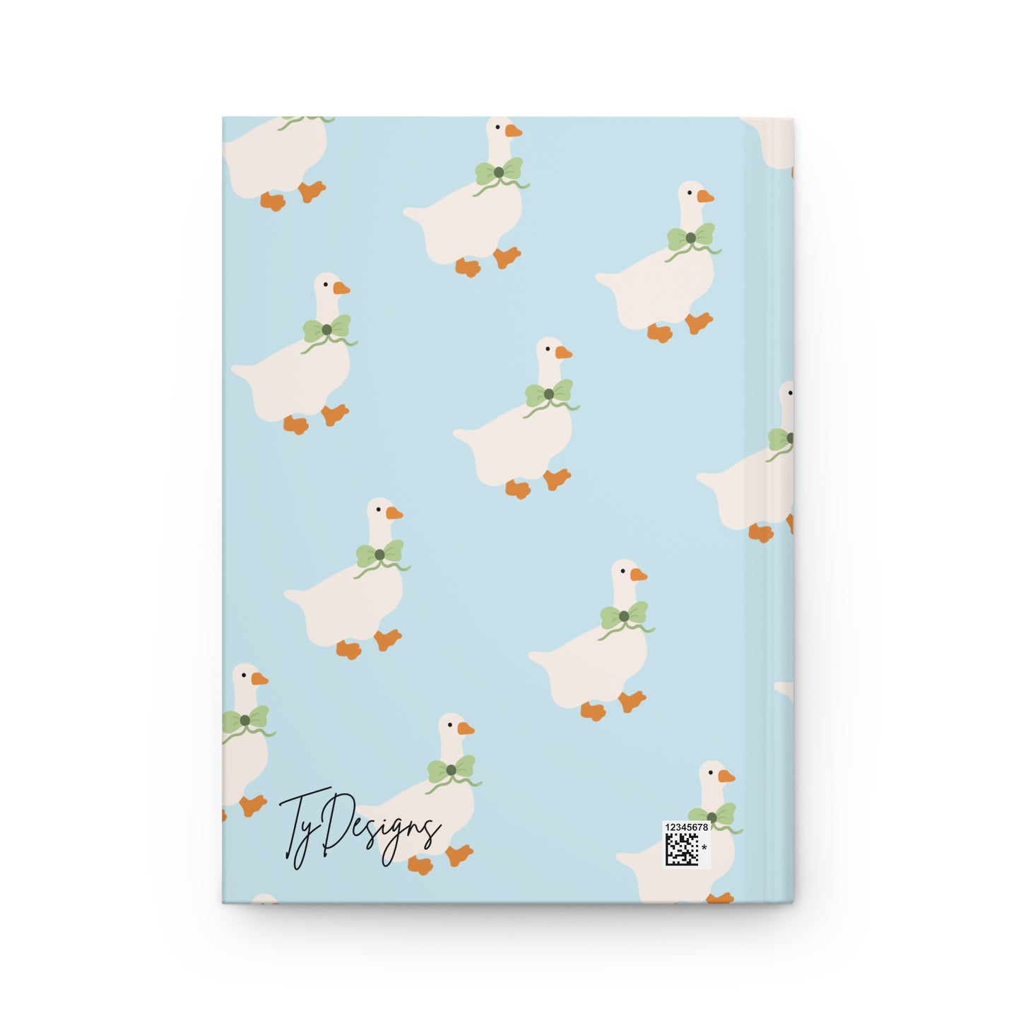 Sky Blue Goose Hardcover Journal
