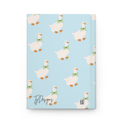Sky Blue Goose Hardcover Journal