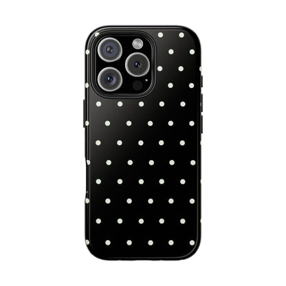 Black Polka Dot Phone Case