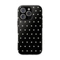 Black Polka Dot Phone Case
