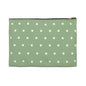 Sage Green Polka Dot Accessory Pouch