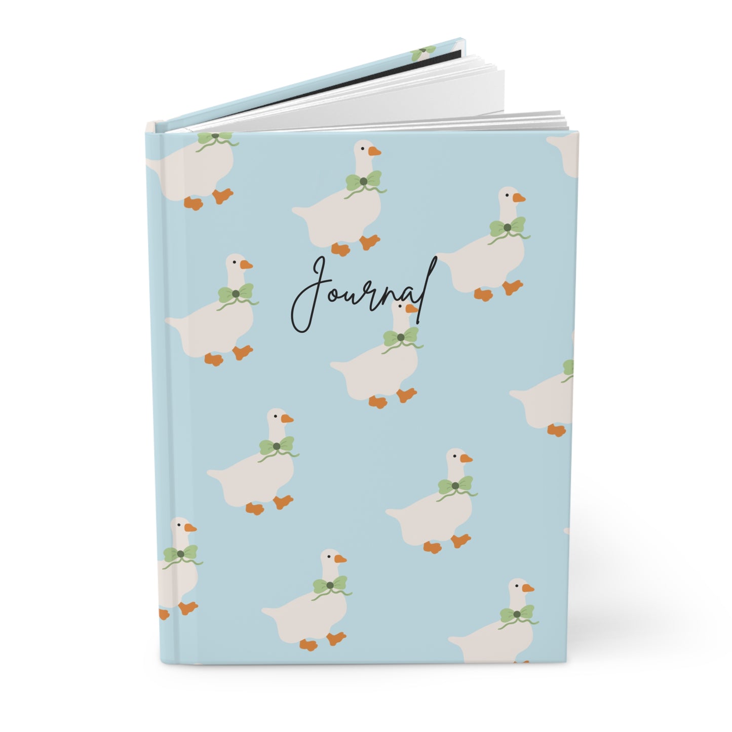 Sky Blue Goose Hardcover Journal