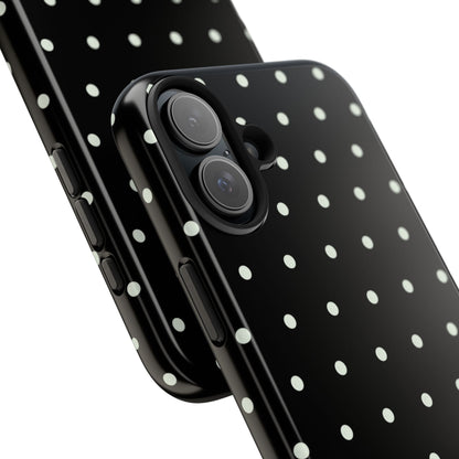 Black Polka Dot Phone Case