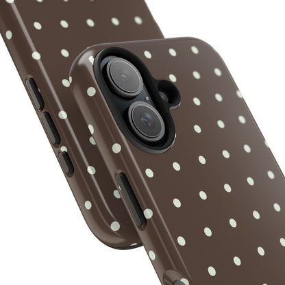 Brown Polka Dot Phone Case