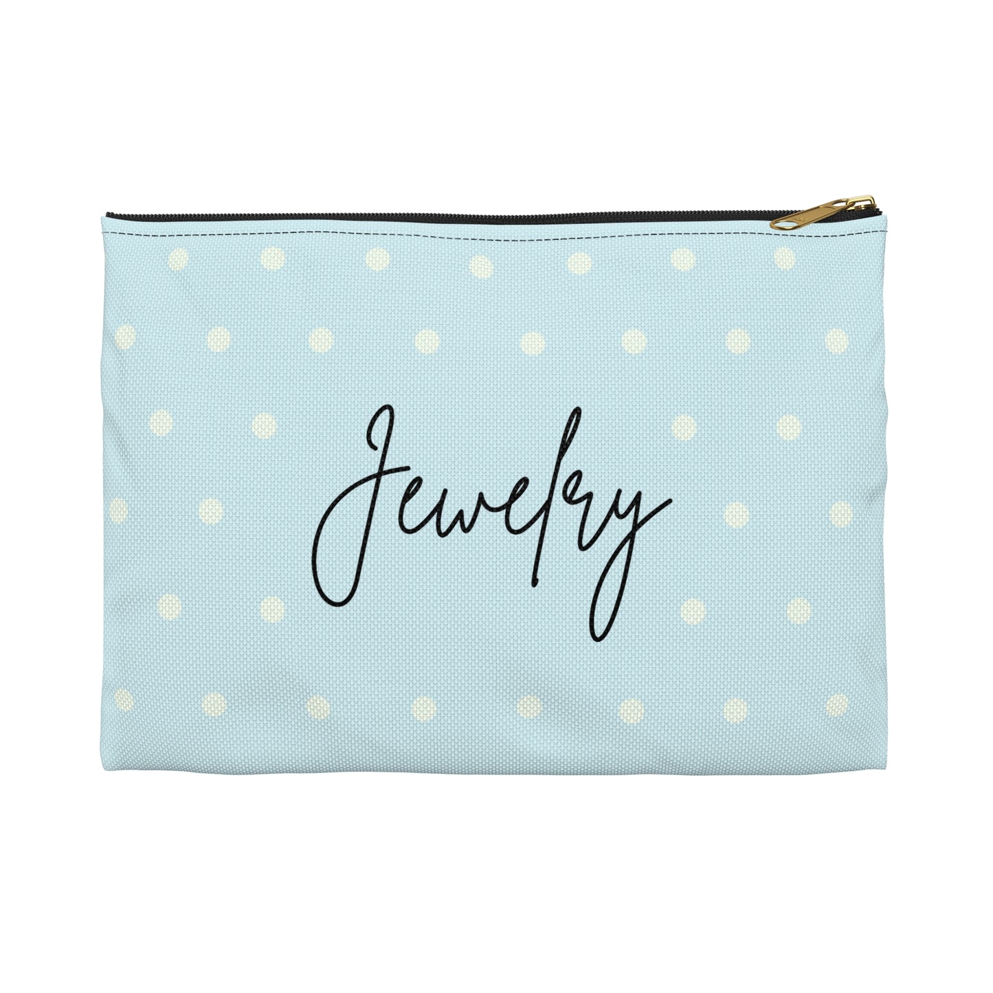 Sky Blue Jewelry Pouch