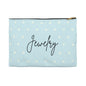 Sky Blue Jewelry Pouch