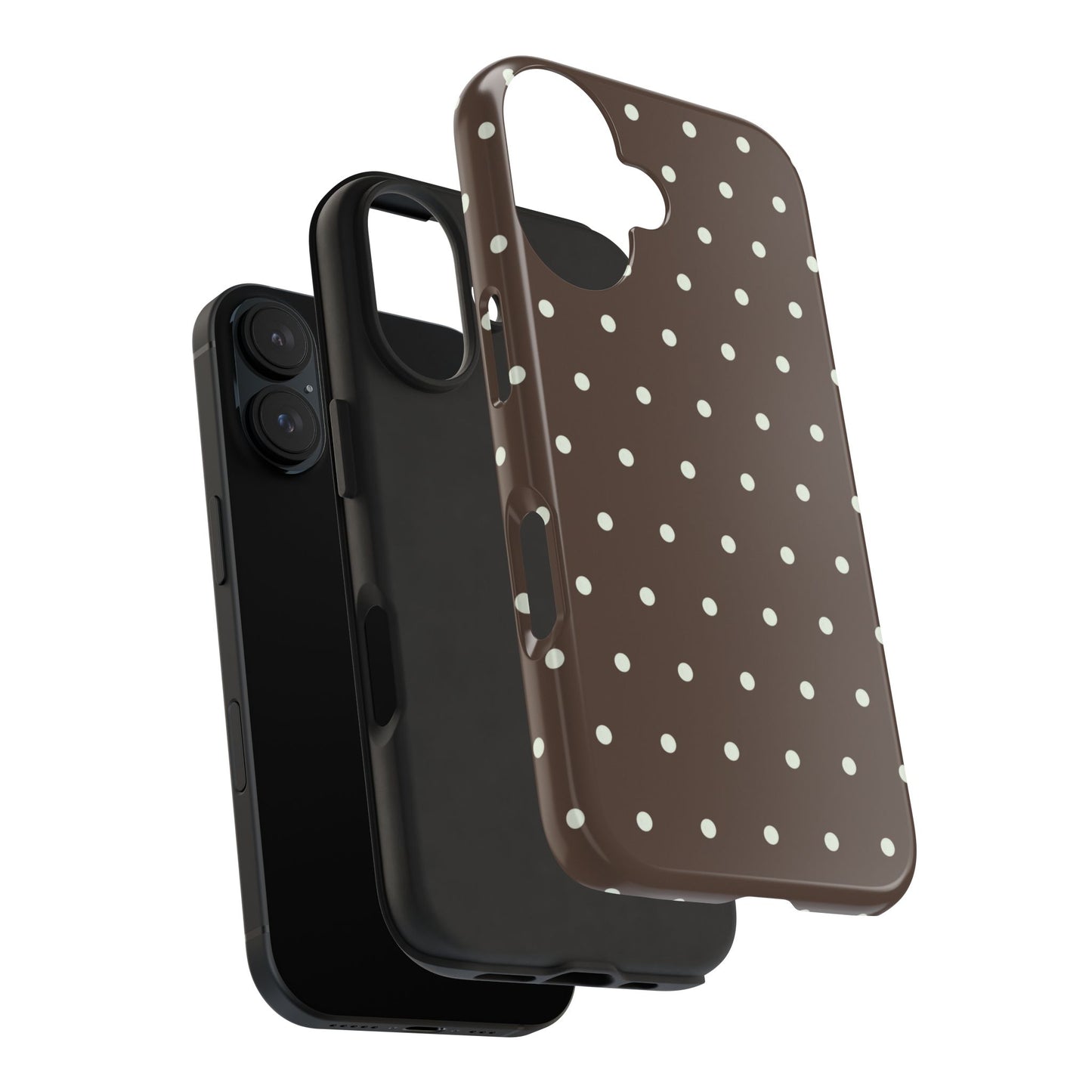Brown Polka Dot Phone Case