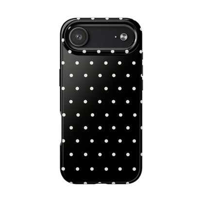Black Polka Dot Phone Case