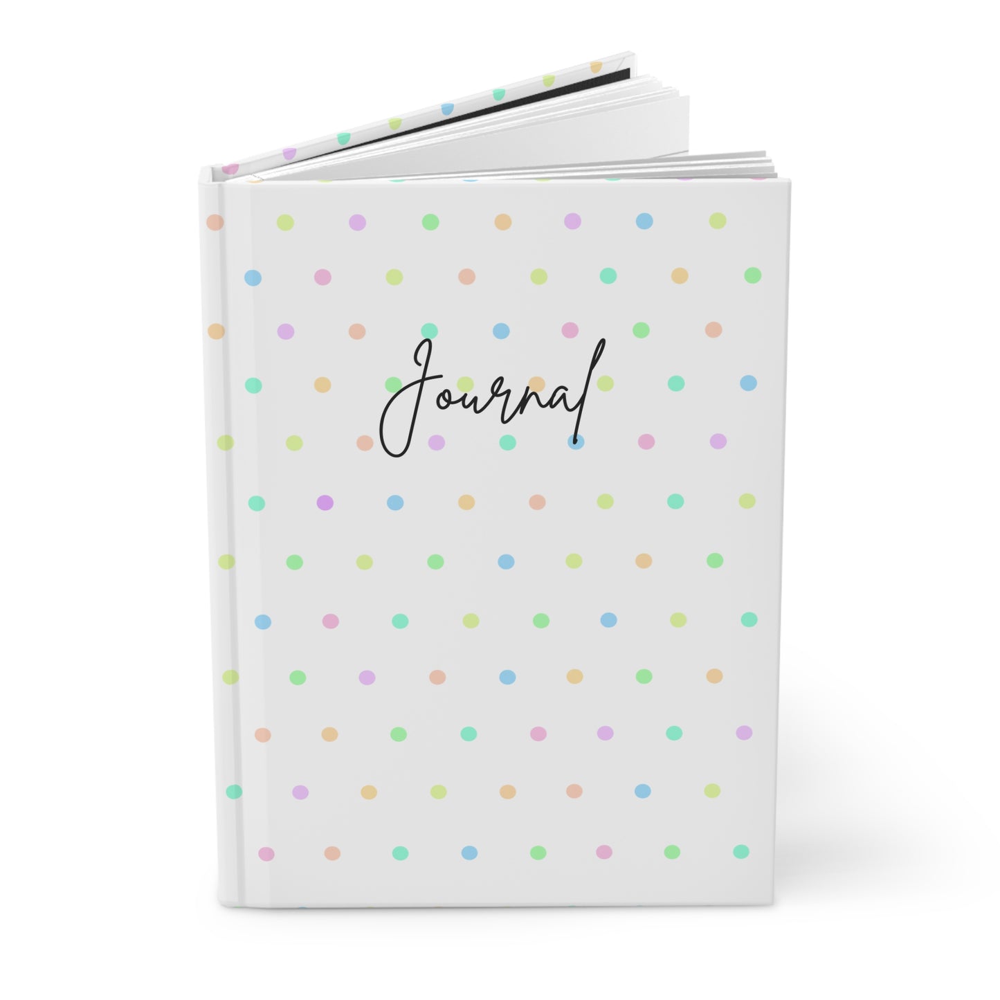 Pastel Polka Dot Hardcover Journal