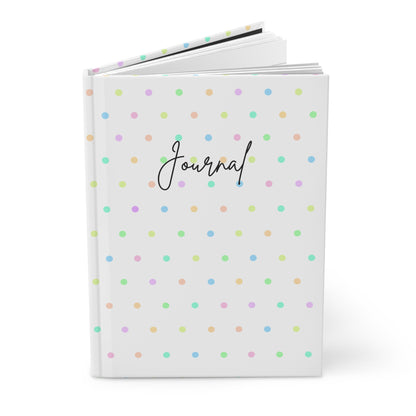 Pastel Polka Dot Hardcover Journal