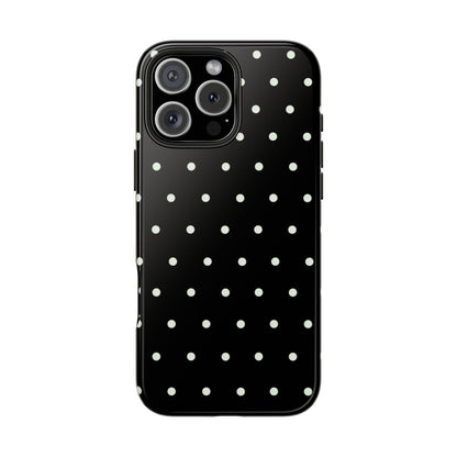 Black Polka Dot Phone Case