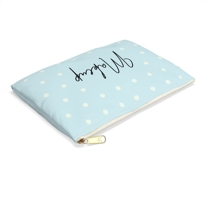 Sky Blue Makeup Pouch