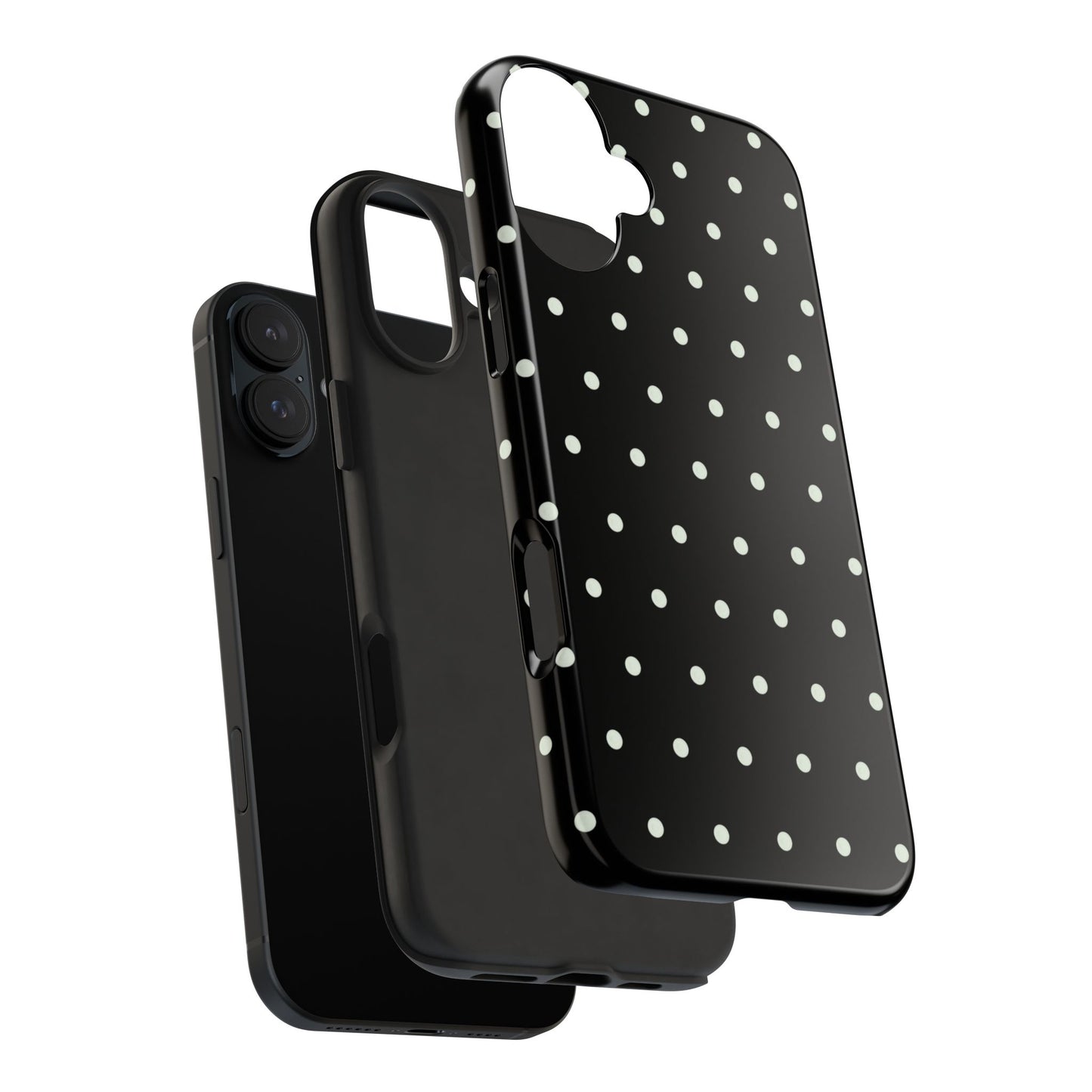 Black Polka Dot Phone Case