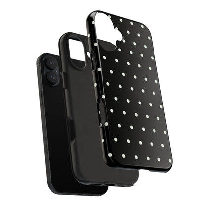Black Polka Dot Phone Case